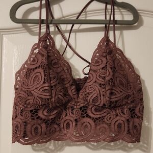 Pink Lace Style Bralette